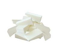 24 Pièces Houppette Triangulaire, Éponge Maquillage Poudre | Plastique et Coton Latex, Toucher Doux pour Peau, Lavable et Séchage Rapide, Forme Triangulaire