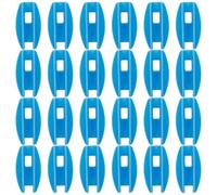 24 Pièces Isolateur de Clôture Électrique 14mm en Plastique | Installation Adaptable, Isolation Électrique, Protection les Chocs, pour Angles et Poteaux de Ferme