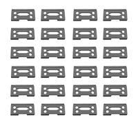 24 PièCes Lame en CéRamique Lame de Rechange en CéRamique, 28 Dents en CéRamique Tondeuse Lame de Rechange Cutter 2 Trous Tondeuse, Noir