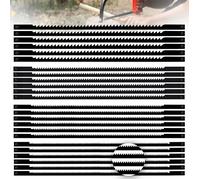 24 Pièces Lames de Scie à Chantourner, 10/15/18/24, Avec Ergots, 127mm, Pour Scier le Bois, le Plastique, la Mousse, les Métaux