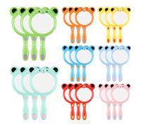 24 pièces loupe Enfant, loupes à Main avec Motifs d'animaux de Dessins animés, 8 Couleurs, à Utiliser en extérieur, pour Une fête sur Le thème des détectives, pour Lire, Apprendre et découvrir