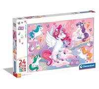 Clementoni – 24 pièces Maxi – Jolly Unicorns