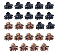 24 Pièces Mini Épingles À Cheveux En Plastique, Épingles À Cheveux Résistantes Non Glissantes, Accessoires De Cheveux Simples Et Classiques, Accessoires De Coiffure.