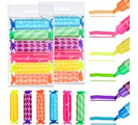 24 Pièces Mini Surligneurs En Forme De Bonbons Articles De Papeterie Amusants Surligneurs Enfants Pour Mettre En Évidence Un Journal Intime Ou Un Carnet À L'école Au Bureau