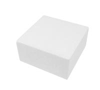 24 Pièces Moule à Gâteaux Carré en Écume Blanche, Bloc Léger