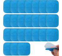 24 Pièces Pads de Gel Conducteurs Compatibles avec Beurer EM 59, Applicables aux Appareils Chauffants Beurer EM 59, Jeux de Remplacement de Gel Pads Autocollants Réutilisables
