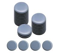 24 Pièces Patins de Meubles, 20 mm Patins Glisseurs pour Meubles en PTFE - Ronds Patin Meuble pour Déplacement Silencieux et Protection des Sols