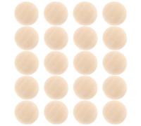 24 Pièces Perles en Bois Demi-rondes pour Loisirs Créatifs, Décorations | Bois Khaki à Surface Lisse, Dos Plat à Coller, Pièces Réutilisables pour Garçon Fille, Enseignants et Créations Maison