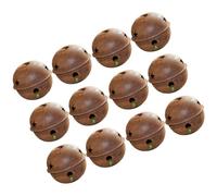 24 Pièces Petites Cloches de Noël Vintage en Fer, Étoile, 3 Cm