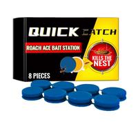 24 Pièces Pièges à cafards et stations d'appât Convient pour une utilisation dans les maisons les cuisines les salons et les jardins extérieurs