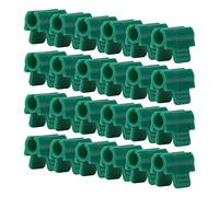 24 Pièces Pinces de Serre, Filet de Couverture de Rangée à Tête Unique Clips de Cerceau de Tunnel de Support de Plante Piquets de Jardin Clip de Tige de Filet D'ombrage pour Serres(14mm)