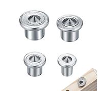 24 Pièces Pointes de Centrage pour Tourillons en Bois, Outil de Marquage et d’Alignement, Centreurs pour Perçage Précis, 6/8/10/12 mm