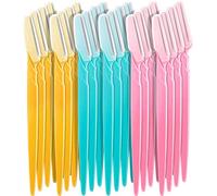 24 Pièces Rasoir à Sourcils Rasoir Facial Razor Shaper avec la Couverture de Précision