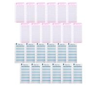 24 Pièces Recharges de Fiches Budgétaires en Papier | Suivi des Dépenses, Tri des Transactions, Usage Maison, pour Étudiants et Gestion de Trésorerie
