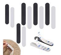 24 Pièces Réducteur de Taille de Chapeau Bande Chapeaux Ruban Réducteur | en Mousse Adhésif de Réduire de Taille pour Casquettes Bandeau Anti-Transpiration Noir et Blanc