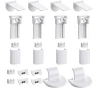 24 Pièces Support de Serrage pour Store Enrouleur sans Perçage Accessoires de Rechange pour Store Fenetre Store Enrouleur