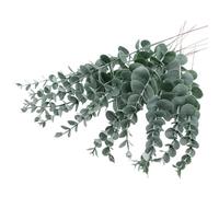 24 pièces Tige Artificielle D’Eucalyptus Décorative en Fer et plastique | Feuillage Artificiel Solide, sans Odeur, pour Bouquets et Centres de Table, Déco Salon ou Photos
