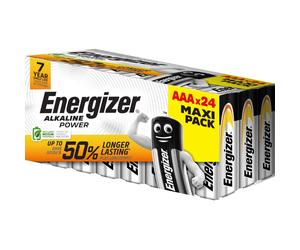 24 Piles AAA / LR03 Energizer Alcaline Power Maxi Pack