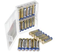 24 piles alcalines de marque LR03 AAA en pack économique Piles micro LR03 Pack d'épargne de piles 1,5 volt