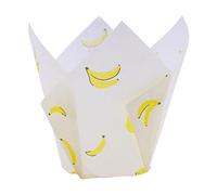 24 PME Caissettes à muffins en forme de tulipe, Banane
