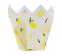 24 PME Caissettes à muffins en forme de tulipe, Citrons