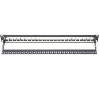 Digitus Panneau de brassage modulaire DN-91411 24 ports 1U 19" Noir non équipé