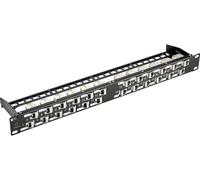 24 ports Panneau de brassage Renkforce module Keystone 24x Keystone 45° non équipé 1 UH