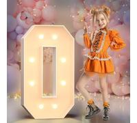 24 pouces géant lumineux Digital Party, grand nombre lumineux LED, décoration de fête d'anniversaire, numéro de carton, décoration d'anniversaire (0)