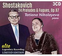 Tatiana Nikolayeva – 24 préludes et fugues, op. 87 – CD – Alto