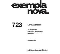 24 Preludes for Viola and Piano: (Wanderer). 723. viola and piano.