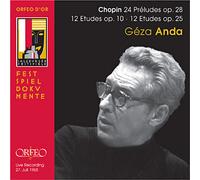 Chopin Frédéric - Chopin : Préludes op.28, Etudes op.10 & 25