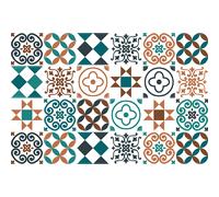 24 stickers carreaux de ciment meuble kimia