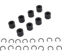 24-teiliges Cricut Ersatzteilset - 8 Gummi-Rollen und 16 Fixierungsringe, kompatibel mit Cricut Maker/Maker 3, ideal zur Vermeidung von Verrutschen