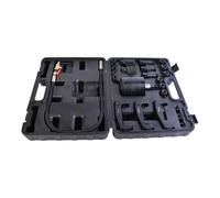 24-TLG Extracteur Pneumatique d'injecteurs, extracteur d'injecteurs diesel, kit d'outils pour injecteurs Common Rail CDI comprenant 19 adaptateurs & 3 rallonges, compatible avec Bosch, Delphi Siemens