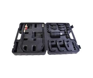 24-TLG Extracteur Pneumatique d'injecteurs, extracteur d'injecteurs diesel, kit d'outils pour injecteurs Common Rail CDI comprenant 19 adaptateurs & 3 rallonges, compatible avec Bosch, Delphi Siemens