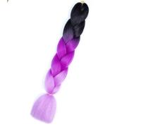 24"Tresses synthétiques cheveux Ombre tressage cheveux Jumbo tresse Extension de cheveux pour femmes cent couleurs bricolage cheveux-C13-24 pouces-CHINE