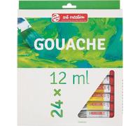 24 Tubes De Peinture Gouache 12ml Talens Art Création