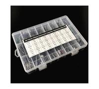 24 values 330pcs 6.3/10V/16V/25V/35/50V/100V/250V/400V (3.3uF~2200uF) 100uF 1000uF Electrolytic capacitor Assorted kit with box Capacitance Meters