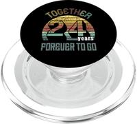 24 Wedding Anniversary for Couple Best 24th Year of Marriage PopSockets PopGrip pour MagSafe