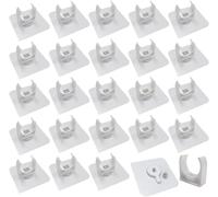 24 x 25 mm Self Adhesive Hose Clamps,Adjustable Hose Clamps,PVC Hose Clamps,for Swimming Pools,Home Gas,Garden