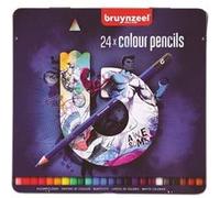 24 x crayons de couleur bleu Bleu G