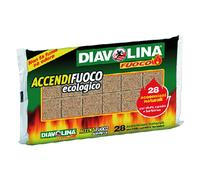 24 X DIAVOLINA ALLUME-FEU eCOLOGIQUES 28 cubes - art. 15312
