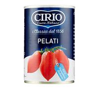 24 x TOMATES PELÉES ITALIENNES CIRIO 400 GR BOITE DE JUS DE TOMATES 100%