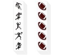 240 autocollants de rugby pour enfants, autocollants de casque de football, autocollants de visage de football, autocollants de sport de football pour garçons, tableau noir, bouteille d'eau