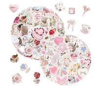 240 Autocollants Mignons, Autocollants Fille Rose, Autocollants Graffiti Créatifs, Autocollants Décoratifs Diy, Autocollants De Scrapbooking Imperméables, Adaptés À La Décoration De Livres, Etc.