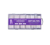 240 Autocollants Pour Ongles Super Longs Et Complets Conviennent ¿¿ La Danse Du Festival Pour Vous Rendre Plus Belle