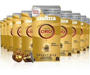 240 capsules café aluminium lavazza QUALITA ORO compatibles avec NESPRESSO