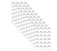 240 coins photo pour scrapbooking, autocollants dorés, coins de montage autocollants, argent