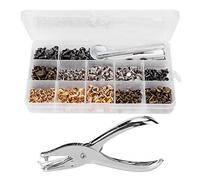 240 Ensembles de Pinces à Rivet Métal 3 Tailles Rivets à Double Capuchon pour Ceintures, Coupe-vent, Vestes, Sacs à Dos