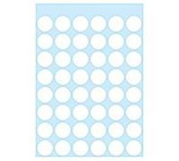 HERMA Lot de 240 étiquettes autocollantes rondes - Ø 13 mm - 48 par feuille - Points de marquage vierges pour calendrier de codage couleur